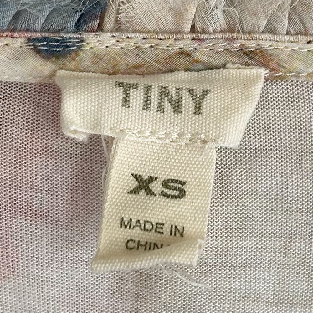 Anthropologie Tiny Whimsigoth Patchwork Blouse Iv… - image 2